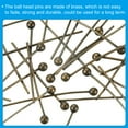 thumbnail image 5 of 200Pcs Bronze Ball Head Pins 50mm Wire Head Pins 24 Gauge Brass Head Pins for DIY Craft Jewelry Making, 5 of 7