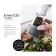 thumbnail image 5 of Cole & Mason Lincoln Duo Salt & Pepper Mill Grinder with Refillable Top, Black, White, and Gray, 5 of 7