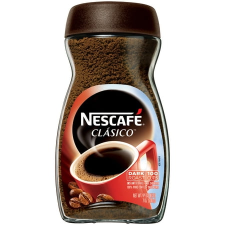 (2 Pack) NESCAFE CLASICO Dark Roast Instant Coffee 7 oz. Jar