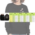 thumbnail image 4 of POINTERTECK Femmes Automne et Hiver Mode Décontractée Couleur Unie Col Rond Sweat à Capuche Imprimé Drôle à Manches Longues, 4 of 6
