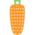 thumbnail image 1 of 1 cepillo para verduras, cepillo para patatas, cepillo para verduras colgante con forma de zanahoria, cepillo para frutas, cepillo para patatas, cepillo para verduras (naranja) ER, 1 of 4