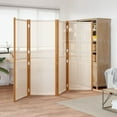 thumbnail image 1 of vidaXL 4-Panel Room Divider Cream White 280x180 cm, 1 of 4