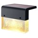 thumbnail image 2 of Aplique de pared negro mate con pantalla de vidrio transparente 2 luces Aplique de pared negro mate para baño Iluminación., 2 of 4