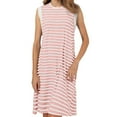 thumbnail image 5 of Lixiuxyad Sleeping Dresses Nightgowns For Women With Built In Bra Sleeveless Sleepwear Casual Loose Nightshirts Soft Comfy Sleepshirts, 5 of 5