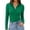 Army Green, variant on Hidden Button Placket Turn Down Collar Stretch Slim Fit Solid Long Sleeve Button Down Shirt for Women Office Business Casual Wear