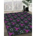 thumbnail image 2 of Ahgly Company Indoor Rectangle Patterned Iron Gray Novelty Area Rugs, 2' x 4', 2 of 6