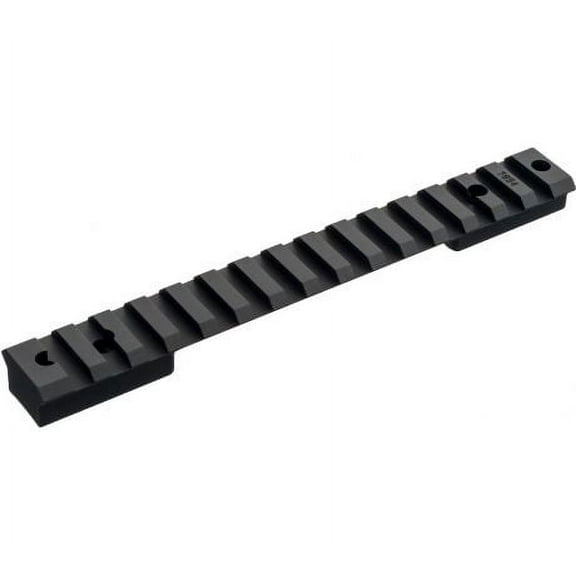 Warne 7654M Mountain Tech Base For Weatherby Mark V Magnum 9 Lug Picatinny/Weaver Style Black Hard Coat Anodized Finish