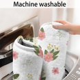 thumbnail image 5 of Pioneer Flower Floral Print Pattern Bathroom Rugs Mat, Non Slip Microfiber Bathroom Rug with Rubber Backing, Soft Mats for Bathroom Floor Tub Shower, 24"x60", 5 of 5
