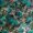 Turquoise, variant on Psychedelic Print Stretch Velvet