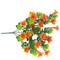 thumbnail image 1 of 5-branch Artificial Flower Grass Bouquet Simulation Floral Decor Home Table Centerpiece Fake Flower  Purple, 1 of 7
