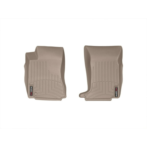 WeatherTech Custom Fit FloorLiners compatible with Cadillac CTS, CTS-V - 1st Row (Driver & Passenger), Tan