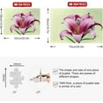 thumbnail image 3 of Dreamtimes Red Lily 500 Piece Jigsaw Puzzle, Wall Artwork Puzzle Games for Adults Teens 20.5" L X 14.9" W, 3 of 7