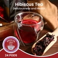 thumbnail image 2 of Hibiscus Tea Gift Set 24 K-Cup Pods, Hand-Harvested, Hot or Iced, Premium Gift for Tea Lovers, 2 of 6