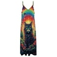 thumbnail image 4 of Cat Moon Jungle 2025 Dress Women Outfit Festival Woman Summer Women for Sensual Sleeveless, 4 of 6