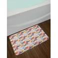 thumbnail image 2 of Fish Bath Mat, Coral Reef Scallop Shells Fish Figures Sea Plants Polyp Murky Nautical Maritime Life, Non-Slip Plush Mat Bathroom Kitchen Laundry Room Decor, 29.5 X 17.5 Inches, Multicolor, Ambesonne, 2 of 2