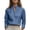 Blue, variant on Women's Long Sleeve Stand Collar Office Blouses, Solid Tailored Casual Fall Pullover Tops for Women Workwear, Women's Brown, Sizes S-2XL
