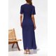 thumbnail image 2 of Vestido PRETTYGARDEN Maxi de Verano 2025 Azul Marino XL, 2 of 6