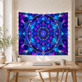 thumbnail image 5 of Cosmic Mandala in a Starry Purple Nebula, Mystical Celestial for Space Lovers, Geometric Wall Art, Housewarming Gift, Tapestry Wall Hanging for Meditation Room and Bedroom, 5 of 7