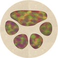 thumbnail image 1 of Ahgly Company Machine Washable Indoor Round Transitional Vanilla Gold Area Rugs, 5' Round, 1 of 7