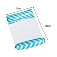 thumbnail image 3 of Foldable Floating Water Hammock Float Lounger Inflatable Pool mat Floating Bed Chair Swimming air mattress Pool accessories Blue, 3 of 5