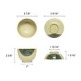 thumbnail image 2 of Excellante Wei Melamine Dinnerware Collection 9 Oz, 4" Miso Bowl W/ Lid, Comes in Dozen, 2 of 2