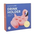 thumbnail image 3 of SunnyLIFE Inflatable Drink Holder Rose Gold Flamingo, 3 of 3