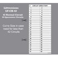 thumbnail image 3 of LV Replacement for Cutler Hammer Eaton Electrical Circuit Breaker Fuse Panel Directory Labels Stickers CKTDIR (42 Circuits 2 Pcs), 3 of 4