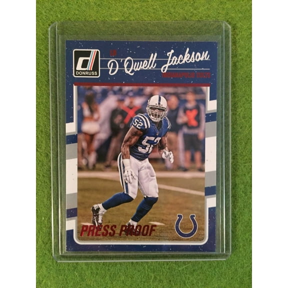 D'Qwell Jackson NFL Football Card 2016 Donruss Press Proof #128 - Rare Red Foil!