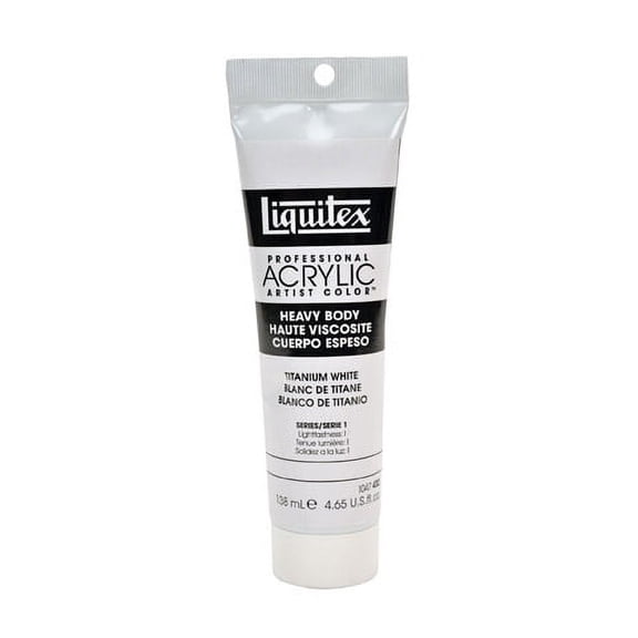 Liquitex Titanium White Acrylic Paint - Heavy Body - 4.65-ounce Tube