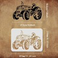 thumbnail image 2 of Farm Tractor Stencil Large Tractor Ride Drawing Stencil Plastic PET Vehicle Stencil for Wall Wood Fabric DIY Art and Craft Stencils Country Farmhouse Home Decor, 2 of 9