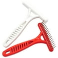 thumbnail image 2 of Pet Grooming Brush Professional Hand-held Dog Grooming Rake Pet Dematting Comb, 2 of 10