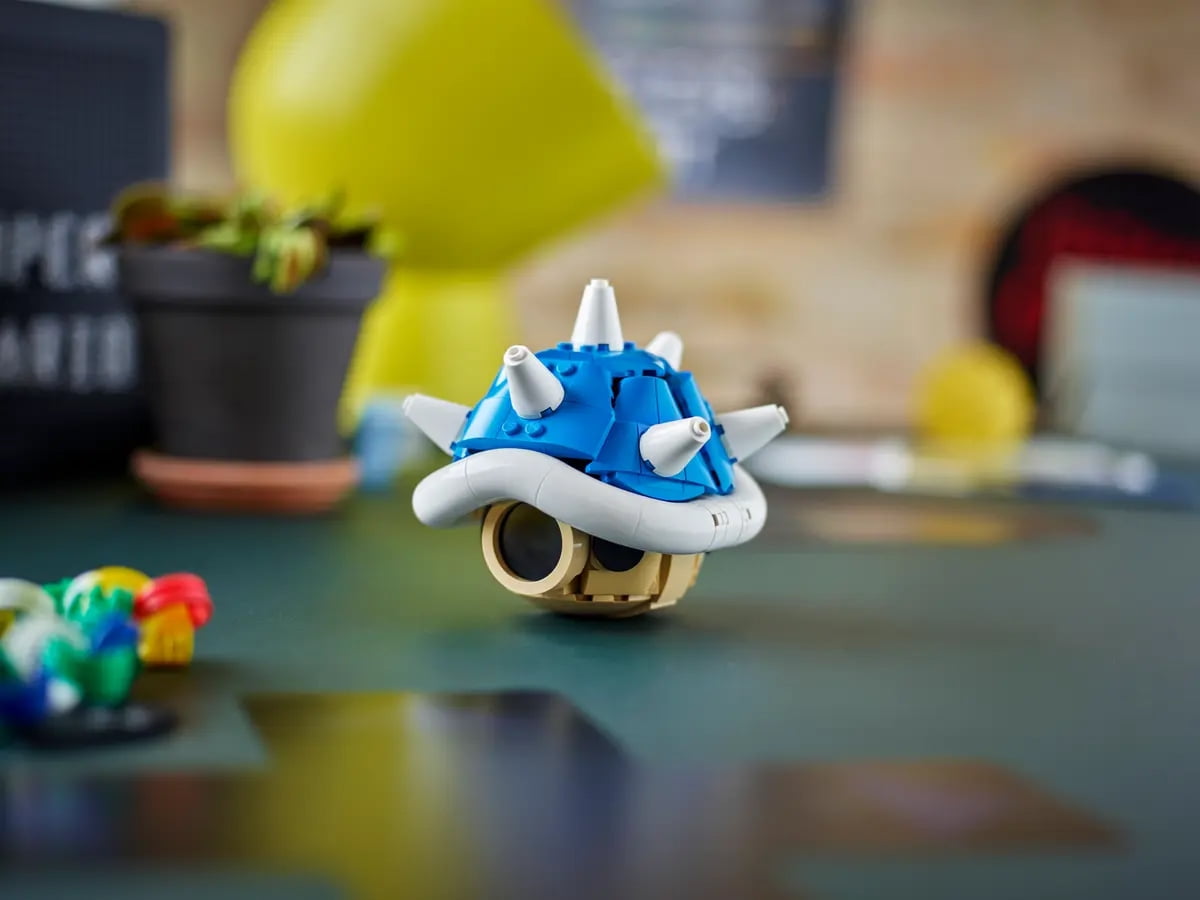 LEGO Super Mario Mario Kart Spiny Shell Collectible Blue Shell – 40787 (234pcs), Exclusive Display Model for Fans and Gamers