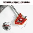 thumbnail image 3 of Extensión de pedal de freno trasero NICECNC Yamaha Raptor 700 Red, 3 of 8