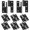 Left (Black), variant on Lift Off Hinge 3IN Black Door Hinges, 6 Pack, Right, Stainless Steel Hinge Removable, Heavy Duty