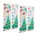 thumbnail image 3 of 2 rollos de pegatinas navideñas para ventana, decoraciones de fondo para fiesta de Navidad, pegatinas removibles para pared, 3 of 14