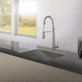 thumbnail image 3 of DAX Handmade Single Bowl Undermount Kitchen Sink - 23" x 18" - 16G - Stainless Steel, Accessories Included, 3 of 9