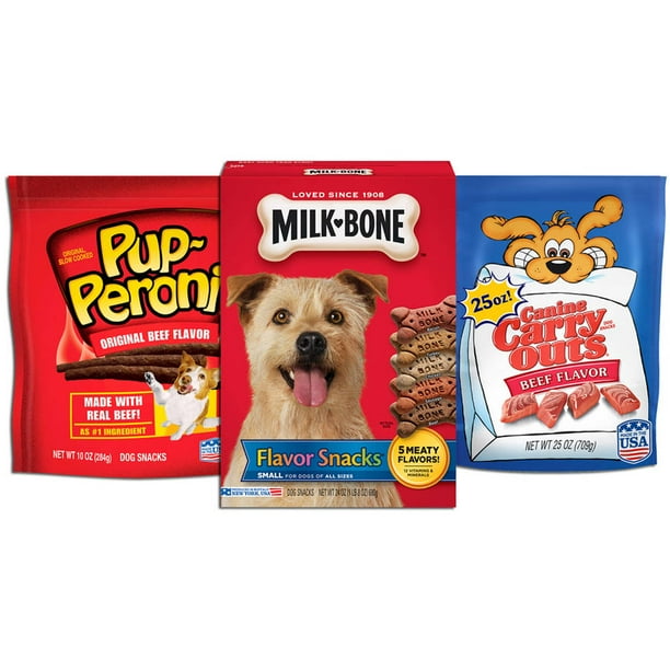 PupPeroni Meaty Flavor Dog Treats Variety Pack, 4.3 lbs
