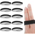 thumbnail image 1 of wonima44 10 Pack Tape Finger Straps With Padded Hook and Loop Finger Buddy Strap Fingers Fixation Strap Thicken Pinky Splint Pinky Finger Splint for Injured Finger Support Knuckle Stabilizer(Black), 1 of 1