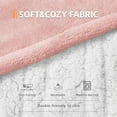 thumbnail image 3 of Heated Blanket 50''x60''-Soft and Comfortable Electric Throw,5 Heat Settings and 3H Auto Shut-Off Heating Blanket ETL&FCC Certification Machine Washable (Pink), 3 of 6