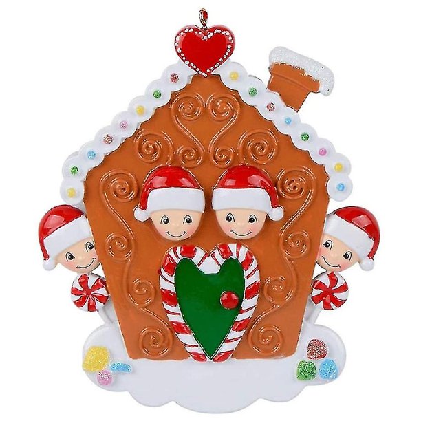 Diy familia Navidad árbol de Navidad colgante decoración de fiesta en casa adorno adornos Prop