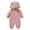 Pink, variant on Zshosam Toddler Winter Clothes Newborn Baby Snowsuit Winter Coat Fleece Hooded Romper Jumpsuit Size 6 12 Months,(Pink 6-12 Months)