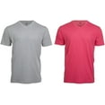thumbnail image 6 of RuckFitt Mens Garment-dyed slub cotton V-Neck T-Shirt - 2-Pack, 6 of 32