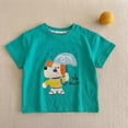 thumbnail image 4 of BOOMNY Toddler Boys Short Sleeve T-Shirts Crew Neck Cartoon Graphic Tee Tops for Boy Soft Dailywear, 4 of 5