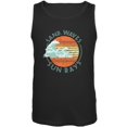 thumbnail image 1 of Sand Waves Sun Rays Mens Tank Top Black SM, 1 of 1
