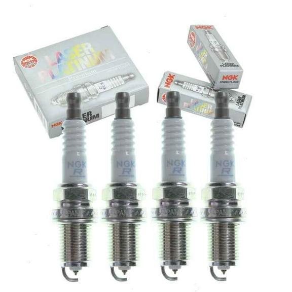 4 pc NGK Laser Platinum Spark Plugs compatible with Subaru Outback 2.5L H4 2003-2009