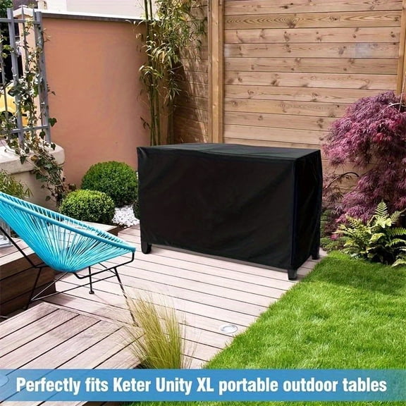 1pc Heavy Duty BBQ Grill Cover, 54-inch, Waterproof Outdoor Barbecue Grill Protection, Black