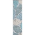 thumbnail image 2 of Addison Rugs Chantille Indoor/Outdoor Transitional Botanical Teal Machine Washable Runner Rug, 2'3" x 7'6", 2 of 8