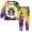 a178-Light Purple, variant on KPOPLK Toddler Baby Girl Fall Clothes Infant Outfit Carnival Print Long Sleeve Pullover Sweatshirts and Jogger Pants Set(6-7 Years,)