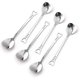 thumbnail image 1 of Juego de 6 cucharas de café premium, juego de cucharas de té de acero inoxidable con forma de corazón, bonita cuchara de café expreso, cuchara agitadora, cuchara de postre para helado, azúcar, cóctel, batido, mermelada, café Ormromra HMHZ1390, 1 of 6