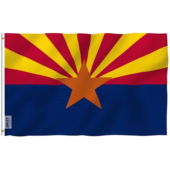ANLEY 3x5 Foot Arizona State Polyester Flag - Arizona AZ State Flags